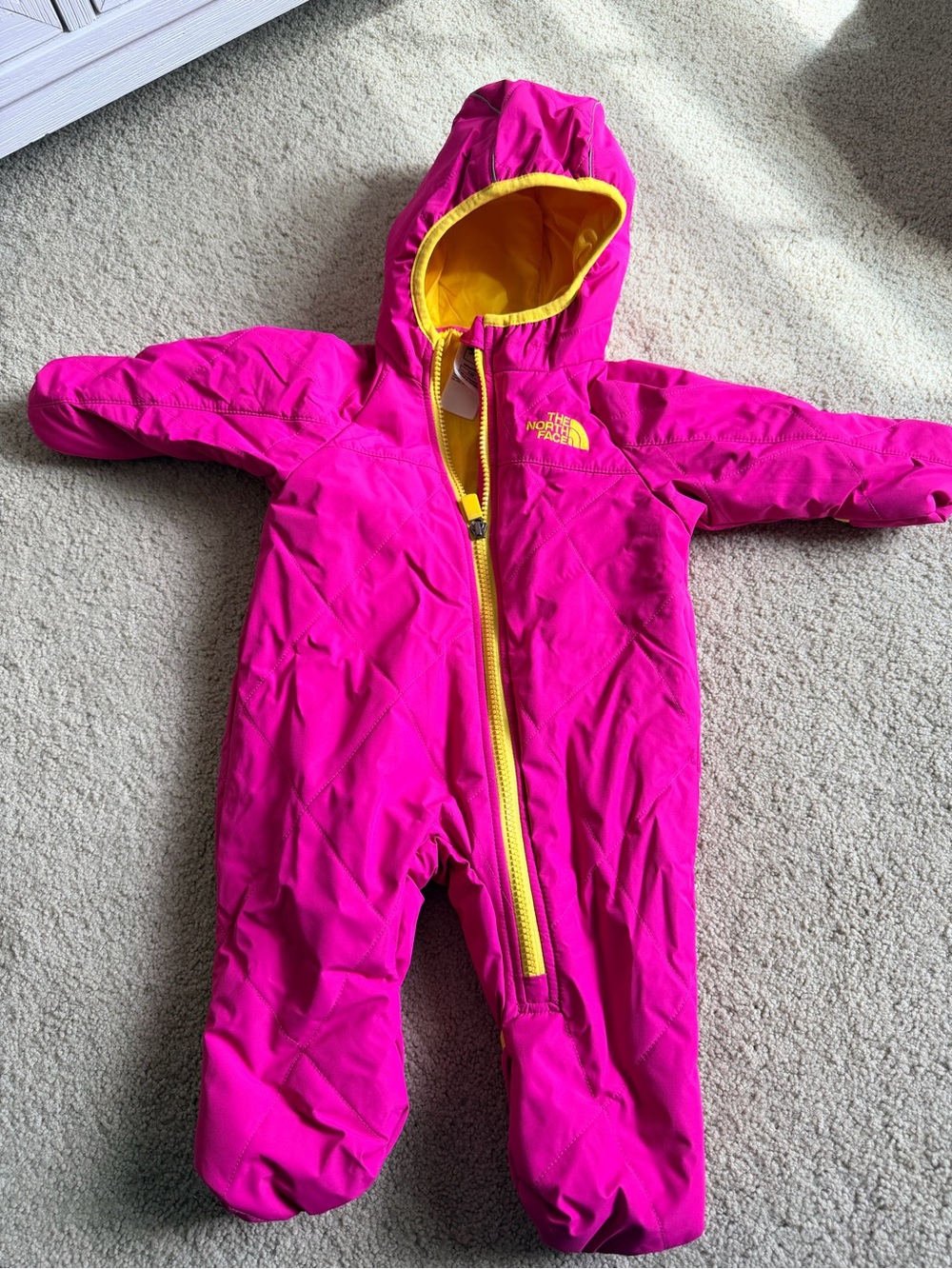 The North Face Baby 3-6M Pink Insulated Bunting Snowsuit
